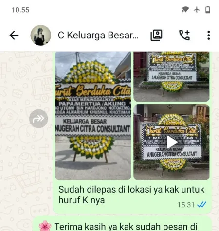 Pengiriman Papan Bunga Duka Pejaten Barat